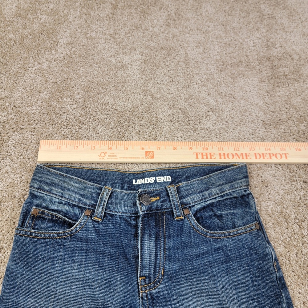 Lands' End Classic Jeans Denim Blue Everyday Casual Comfort Size 8‎ - Picture 4 of 6